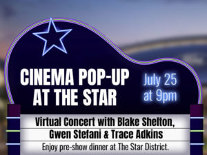 Cinema Pop Up: Blake Shelton Virtual Concert