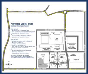 The Star - Getting Here Map